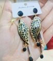 Black and Golden Earrings. 