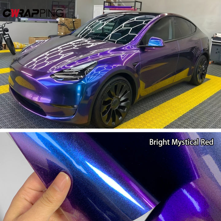 Sparkle%20Metallic%20Chameleon%20Vinyl%20Wrap%20Film%20Roll%20Purple%20To%20Blue%20Car%20Adhesive%20Vinyl%20Motorcycle%20Decal%20Wrapping%20Car%20Film%20Covering%20-%20Image%204