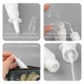 5PCS 10ml-60ml Empty Nasal Spray Pump White Plastic Spray Bottles Mist Nose Refillable Bottle Packaging Accessories.
