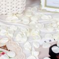 100/200/50pcs,White Artificial Flowers Silk Rose Petals For Weddings, Bridal Showers & Parties,Aisle Runners & Confetti , Propos.