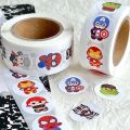500SheetsAnime sticker Disney Spiderman Cartoon Stickers Pull Out Spiderman StIckers Cute Kawai Baby Boykids Toy christmars gift. 