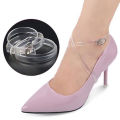 1 Pairs Clear Detachable Shoe Straps Invisible Anti-Slip Attachable Ankle Straps Shoe Belt Bands for Holding High Heels Shoes. 