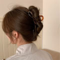 13cm Acrylic Ribbon Bow Hair Claws Crab Hair Clips Glossy Barrettes Headwear Hairpins Shark Ponytail For Women Hair Accessories. 