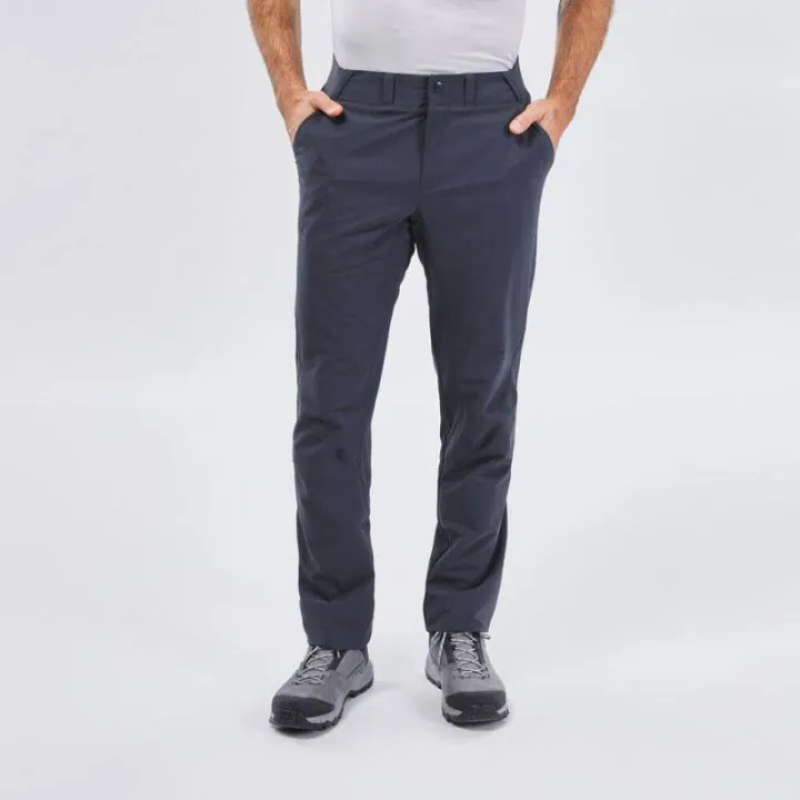 Quechua%20mh100%20natural%20Men's%20hiking%20pants%20comfortable%20damping%20hiking%20pants%20decathlon%20-%20Image%205