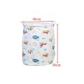 Children Toys Storage Bucket Large Cute Storage Basket Cartoon Print Clothes Organizer Baskets Foldable Household Laundry Bag. 