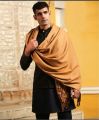 Camel Brown Shawl For Men. 