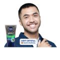 NEVIA MEN Bright Oil Clear Anti Shine + Purify Cooling Foam 100ml. 