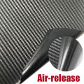 3D Carbon Fiber Vinyl Wrap Film Glossy Black Matte Black Self Adhesive Vinyl Car Wrap Foil Sticker Console Computer Laptop Skin. 