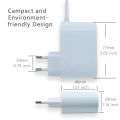 Adapter for Dreame V9 V9P V10 V11 V12 T10 T20 T30 Accessories Power Adapter with EU Plug Battery Charger Replacement Spare Parts.