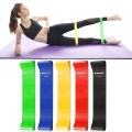 1/3/5/10PCS Yoga Tension Belt Fitness Elastic Belt Resistance Belt Squat Butt AIDS Tension Ring Stretching Exercise Belt.