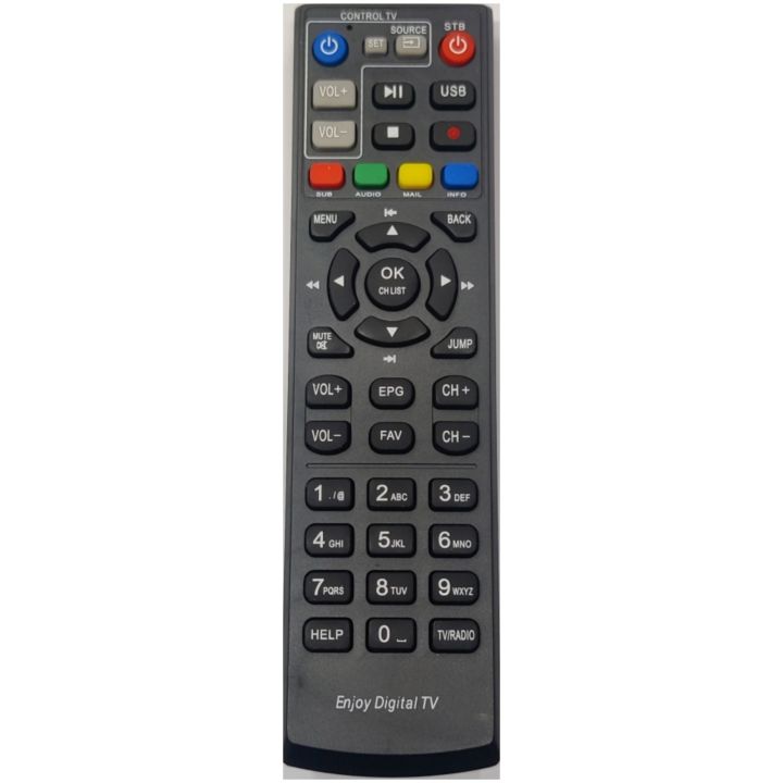 Flow Set Top Box Remote Control Tv Receiver/Set-Top Box Remote Control. | Daraz.com.bd