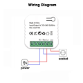 Smart Life ZigBee Socket Switch Relay Module KWh Meter Power Monitor Timer 16A Overload Protect Support  Home Alexa. 