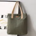 Women's Tote Bag Canvas Sewing Thread Large Capacity Advanced Sense Handbag Convenient Practical Female's Commuter Bag. 