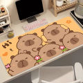 Gaming Mouse Pad Computer Kawaii Capybara Pattern Desk Mouse Mat Gamer Professional Premium Mousepad Speed Control Accessories. 