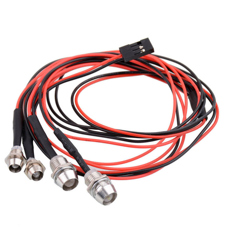 New%204%20LED/6%20LED/8%20led%20Light%20Kit%202%20White%202%20Red%202%20Blue%20for%201/10%201/8%20HSP%20SCX10%20D90%20HPI%20RC%20Car%20RC%20Model%20Drift%20Car%20Headlight%20-%20Image%206