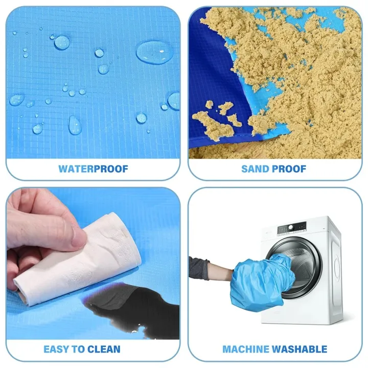 Beach%20Blanket,%20Waterproof%20and%20Sandproof%20Large%202-3%20Adult%20Light%20Picnic%20Mat%20Travel%20Camping%20Hiking%20Beach%20Blanket%20-%20Image%203