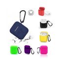 Airpods Case Cover with keychain, AirPods Silicone Case Cover Protective Skin for Apple, Airpod Charging Case. 