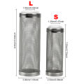 Stainless Steel Filter S/L Size Aquarium Accessories Inflow Inlet Protect Special Shrimp Cylinder Filter Shrimp Net.