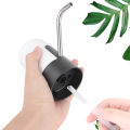 Automatic Water Dispenser With Blue LED Light USB Rechargeable Barreled Water Pumping Device Wireless Electric Water Pump.