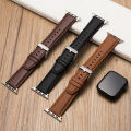 Leather Watch Band for apple watch strap 49mm 44mm 45mm 42mm 38mm 40mm 41mm Woman Man bracelet iWatch series 8 7 6 5 4 3 Se Band. 
