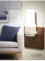 Ready-to-send wall lamp, room wall lamp, push button, adjustable light, 2 colors, plug-in, energy-saving. 