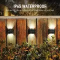 Solar Wall Lamp Outdoor Waterproof Solar Powered Light UP and Down Illuminate Home Garden Yard Decoration Outside Sunlights. 