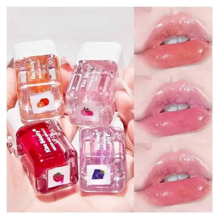 Kiss%20Beauty%20Water%20and%20Bright%20Lip%20Oil%201pis%20-Hydrating%20Lip%20Glow%20Oil,%20Fruit%20Flavoured%20Moisturizing%20Lip%20Oil,%20Plumping%20Lip%20Gloss%20Transparent%20Primer%20Lip%20Tint,%20Non-sticky%20Long%20Lasting%20Fresh%20Texture%20Nourishing%20Glitter%20Shine%20for%20Cute%20Lip%20Balm%20-%20Image%203