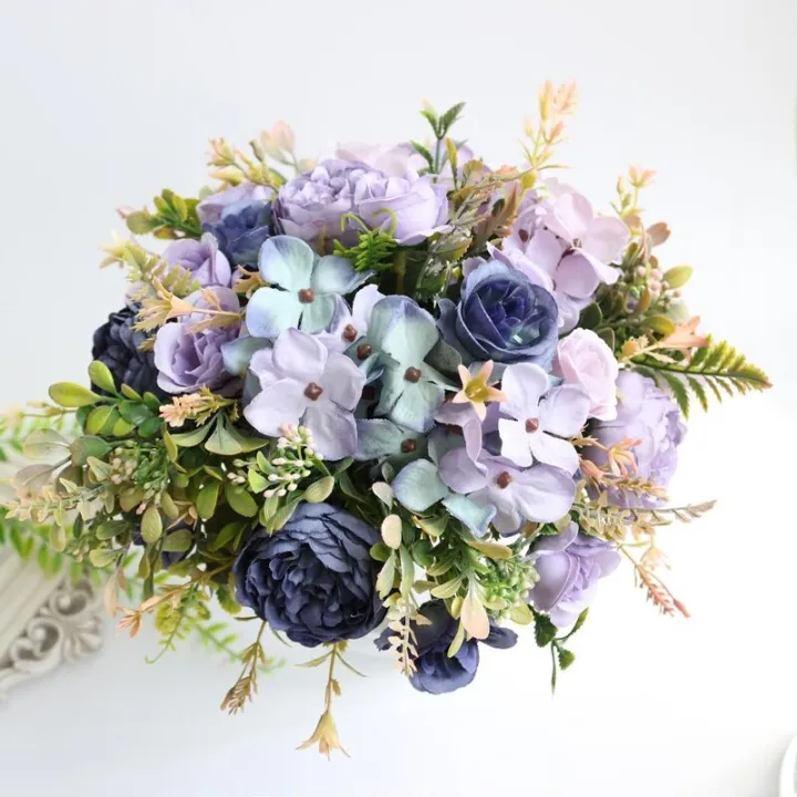 Retro%20Silk%20Red%20Artificial%20Rose%20Flowers%20DIY%20Autumn%20Wedding%20Home%20Decoration%20Fake%20Peony%20Hydrangea%20Bride%20Bouquet%20-%20Image%204