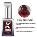 KODIES GEL Burgundy Red Rubber Base Gel Nail Polish 15ML UV/LED Structure Winter Wine Red Color Gel Varnishes Lacquer Manicure. 