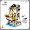 541 PCs Lego mini block amusement park set pirate ship building blocks set _loz 1717. 