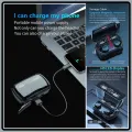 M10 TWS Bluetooth Wireless Earbuds With Mini Power Bank. 