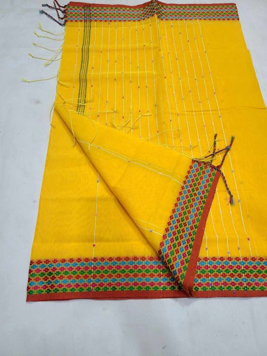 8%20hand%20Khesh%20Tangail%20new%20%20Yellow%20Colour%20baby%20Saree%20For%20Small%20Baby%20-%20Sari%20-%20Image%208