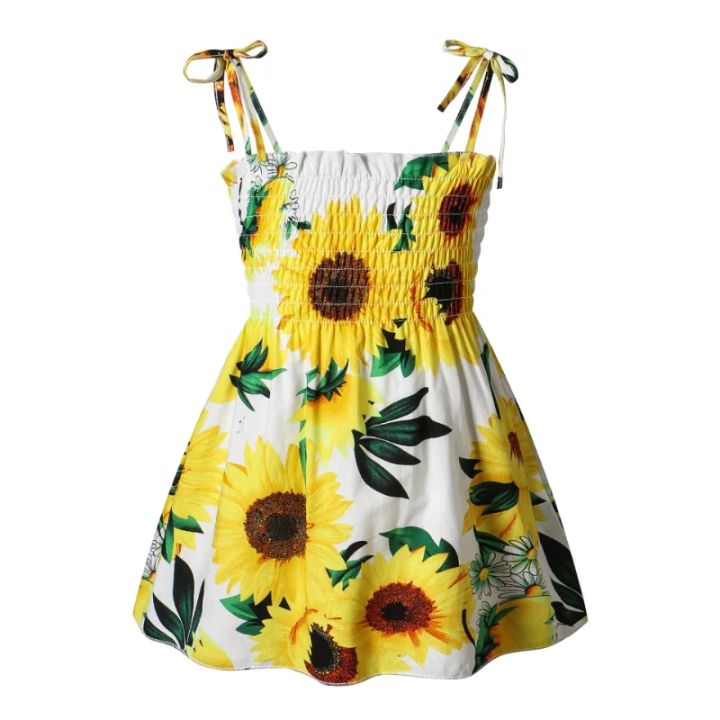 New%20Girls%20Floral%20Strappy%20Sundress%20Summer%20Elegant%20Beach%20Dress%20Baby%20Toddler%20Fashionable%20Casual%20Party%20Dresses%20-%20Image%207