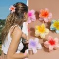 Large 8 cm Hair Clip Flower Claw pack of 2 and pack of 1 | Stylish Anti-Slip Women’s Hair Accessory | Durable Plastic Headwear for Summer Daily Use multi pack. 
