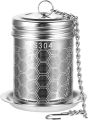 304 Stainless Steel Tea Strainers Set: Extra Fine Mesh Tea Infuser for Loose Leaf Tea - Updated Slim Threaded Lid for Black Tea. 