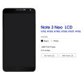 Super AMOLED Display Screen with Frame for   Note 3 Neo N750 N7505 Lcd Display Touch Screen Digitizer Assembly. 