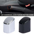 Car Interior Hand Brake Button Trim Cover Chrome Handbrake Lever Parking Button Cap Silver Accessories for Polo Cross 6RD711333A.