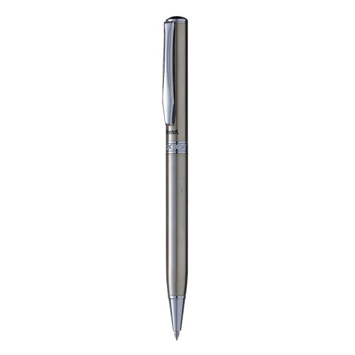 Pentel%20ball%20pen%20B810%20+%20A810%20Pentel%200.5mm%20silver%20handle%20with%20box%20-%20Image%204