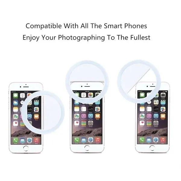 RK12%20Rechargeable%20Portable%20Selfie%20Ring%20Light%20for%20Camera%20Phone%20Light%20LED%20Flash%20-%20Image%202