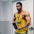 Muscle Men's Sports Tank Top Cotton undershirt gym Tops Sleeveless Tank Top Men fitness Running sweatshirt vest. 