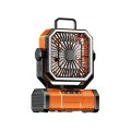 Radiator Fan 20000mAh Battery Camping Fan 4 LED Lantern 8 Speeds Desk Fan Portable Outdoor Fan for Tent Power Outages Jobsite. 