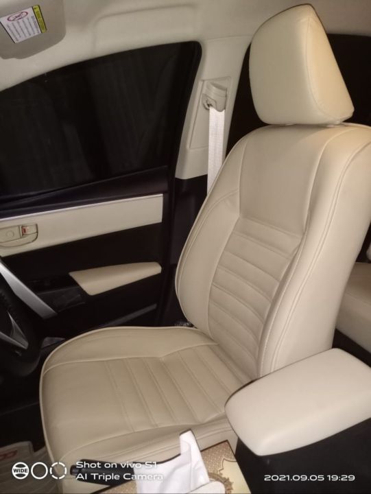 New corolla seat cover..Model 2015-24. Fine quality leather material