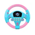 Eletric Simulation Steering Wheel Toy with Light Sound Baby Kids Musical Educational Copilot Stroller Steering Wheel Vocal Toys. 
