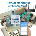 Tuya New WiFi Temperature Humidity Sensor Smart Life Backlight Hygrometer Thermometer Sensor Support Alexa Home Assistant.