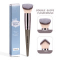 MAANGE 1pc Makeup Brushes Dual Side Slope Shape Top for Foundation Highlight Concealing Cosmetics Blending Soft Bristle Gift. 
