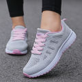 Women Casual Shoes Fashion Breathable Walking Mesh Flat Shoes Sneakers Women 2021 Gym Vulcanized Shoes White Female Footwear.