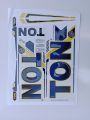 New 3D 2024 Latest TON Blue Edition Top Quality Cricket Bat Sticker For Professional Players. 