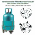 Multiple Use Caddy Trolley Dolly Stand on Wheels for Round Planter Pot / LPG Gas Cylinders / Urns / 19L Water Bottle. 