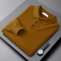 Autumn Mens Long Sleeve Button Knit Pullover Sweater Casual Woolen Polo Sweater Winter Classic Shirts Warm HeavyWeight Outerwear.