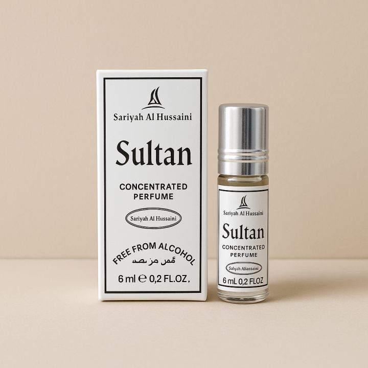 Sultan Attar Original 100% Authentic 6ML | Premium Sultan Itar for Men | Long-Lasting Sultan Atar Perfume Oil | Alcohol-Free Attar Sultan | Authentic Sultan Attar Fragrance | Classic Oriental Scent | Sultan Attar for Daily Wear & Special Occasions